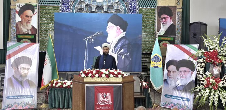 تصاویر/ نماز عبادی سیاسی جمعه شهرستان بهاباد