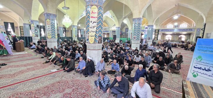 تصاویر/ نماز عبادی سیاسی جمعه شهرستان بهاباد