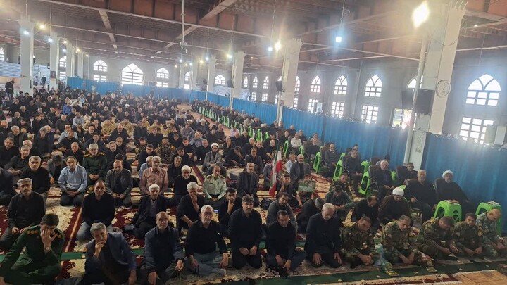 تصاویر/ آیین عبادی سیاسی نماز جمعه شهرستان سراب