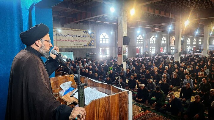تصاویر/ آیین عبادی سیاسی نماز جمعه شهرستان سراب