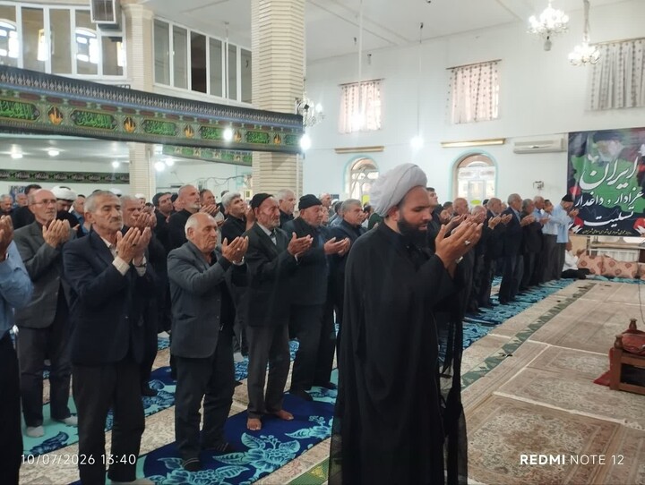 تصاویر/ آیین عبادی سیاسی نماز جمعه شهرستان لیلان