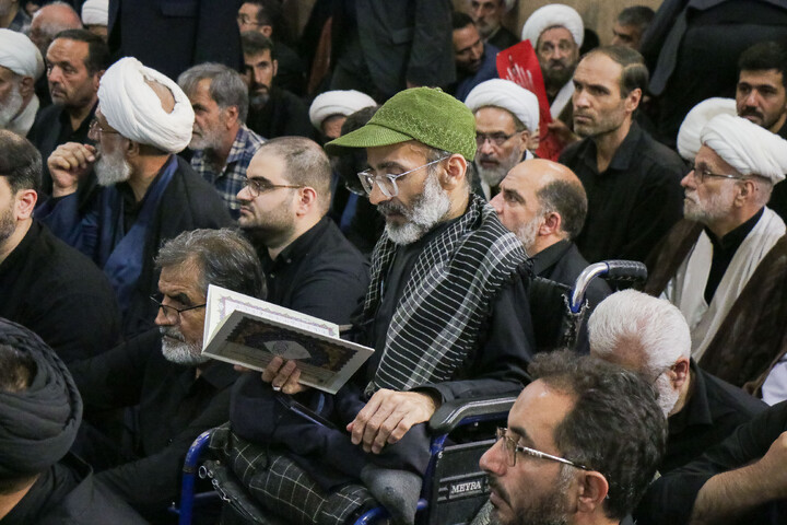 تصاویر/ مراسم ختم قائد شهید اُمت حضرت آیت‌ الله العظمی امام خامنه‌ای از طرف رهبر عظیم‌ الشأن انقلاب در حرم حضرت معصومه سلام‌الله‌علیها