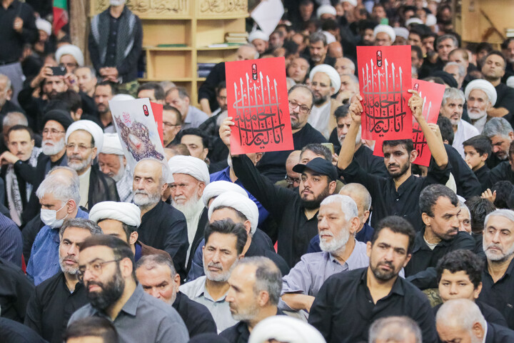 تصاویر/ مراسم ختم قائد شهید اُمت حضرت آیت‌ الله العظمی امام خامنه‌ای از طرف رهبر عظیم‌ الشأن انقلاب در حرم حضرت معصومه سلام‌الله‌علیها