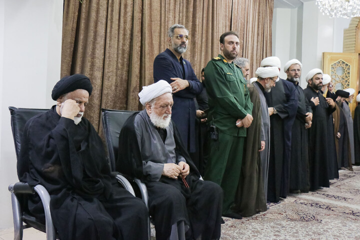 تصاویر/ مراسم ختم قائد شهید اُمت حضرت آیت‌ الله العظمی امام خامنه‌ای از طرف رهبر عظیم‌ الشأن انقلاب در حرم حضرت معصومه سلام‌الله‌علیها