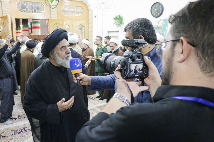 تصاویر/ مراسم ختم قائد شهید اُمت حضرت آیت‌ الله العظمی امام خامنه‌ای از طرف رهبر عظیم‌ الشأن انقلاب در حرم حضرت معصومه سلام‌الله‌علیها