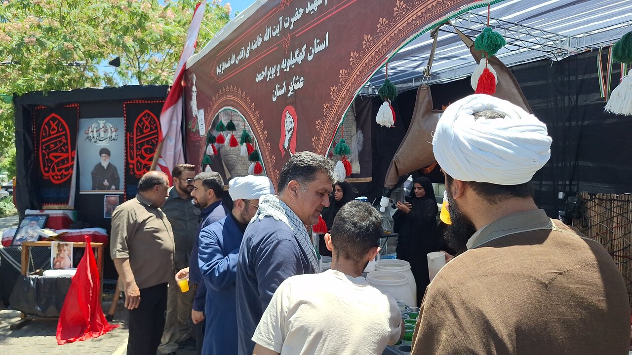روایت طلاب جهادی یاسوج از بدرقه تاریخی قافله‌سالار انقلاب