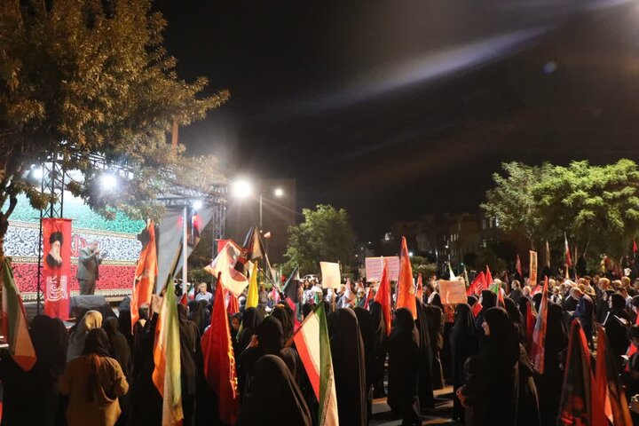 تصاویر/ اجتماع منتقمین امام شهید در قرچک