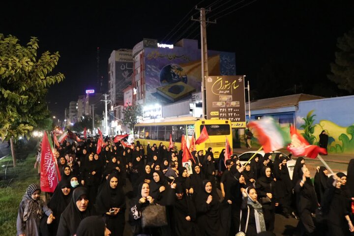 تصاویر/ اجتماع منتقمین امام شهید در قرچک