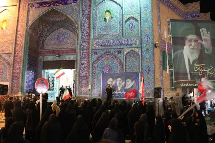 تصاویر/ اجتماع منتقمین امام شهید در قرچک