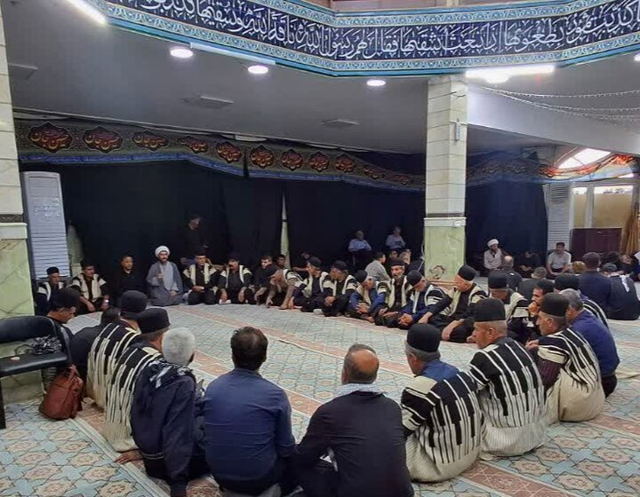 تصاویر/ برافراشتن پرچم یا لثارات الخامنه ای در اجتماع شبانه مسجد المهدی (ع) نبرد جنوبی تهران