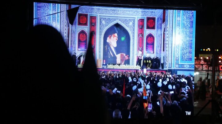 تصاویر / مراسم گرامیداشت قائدشهید امت وبیعت با مقام معظم رهبری در آستان مقدس زبیده خاتون (س)