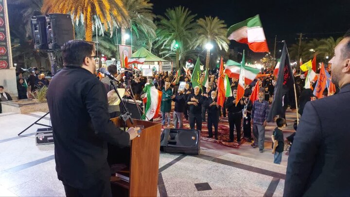 تصاویر/ حضور پرشور بافقی ها در صحنه خیابان