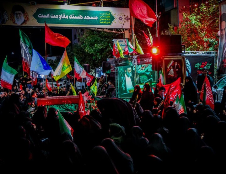 تصاویر/ مراسم گرامیداشت آقای شهید ایران در مسجد سالار شهیدان تبریز
