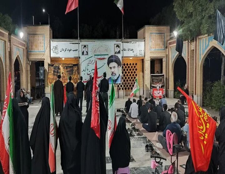 تصاویر/ برگزاری تجمع مردمی در صالح‌آباد و تجدید عهد با رهبر انقلاب