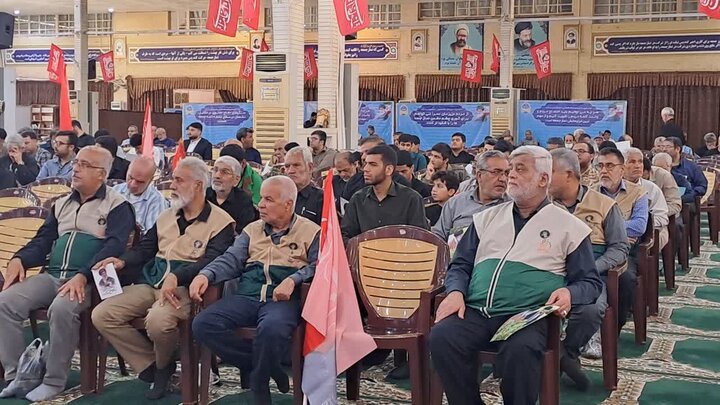 تصاویر/ عزاداری امام شهید در مصلی جمعه بوشهر