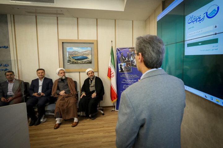 تصاویر /بازدید امام جمعه قزوین از شرکت آب و فاضلاب استان قزوین