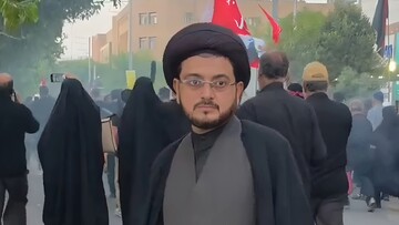 تحسین روحانی هندی از عظمت حضور مردم در تشییع رهبر شهید انقلاب