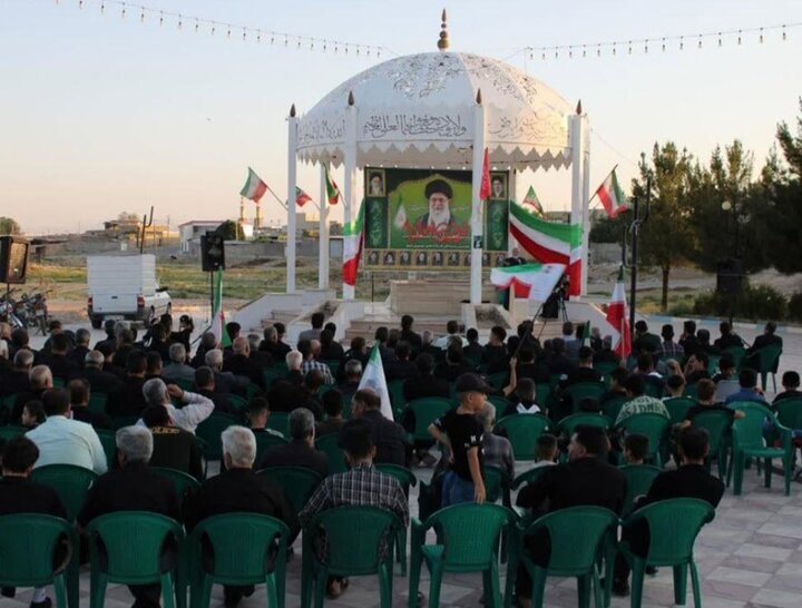 تصاویر/ برگزاری مراسم یادبود رهبر شهید انقلاب در شیرین‌ سو