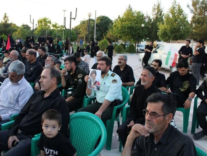 تصاویر/ برگزاری مراسم یادبود رهبر شهید انقلاب در شیرین‌ سو