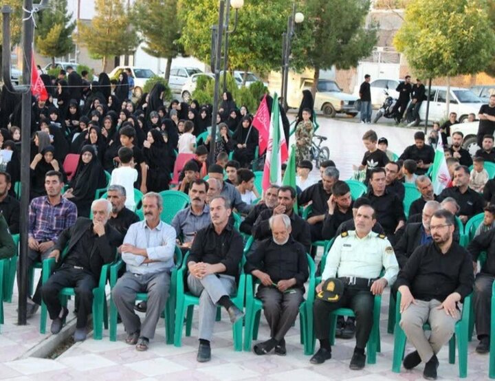 تصاویر/ برگزاری مراسم یادبود رهبر شهید انقلاب در شیرین‌ سو