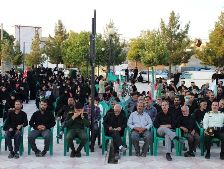 تصاویر/ برگزاری مراسم یادبود رهبر شهید انقلاب در شیرین‌ سو