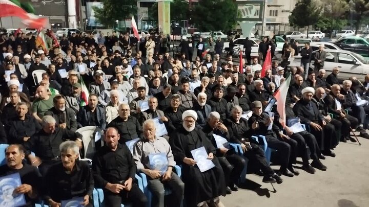 تصاویر/ موج صد و سی و سه از تجمعات مردمی در میاندوآب