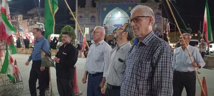تصاویر/ تجمع شبانه مردمی در مرزن آباد
