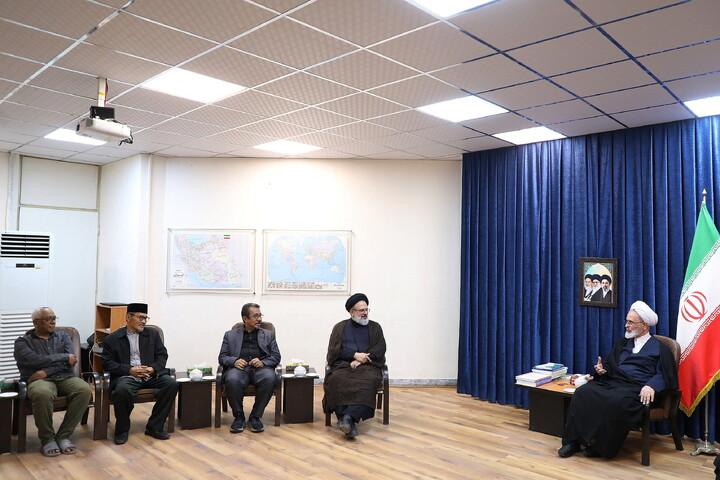 تصاویر/ دیدار جمعی از اندیشمندان اندونزیایی با آیت الله اعرافی