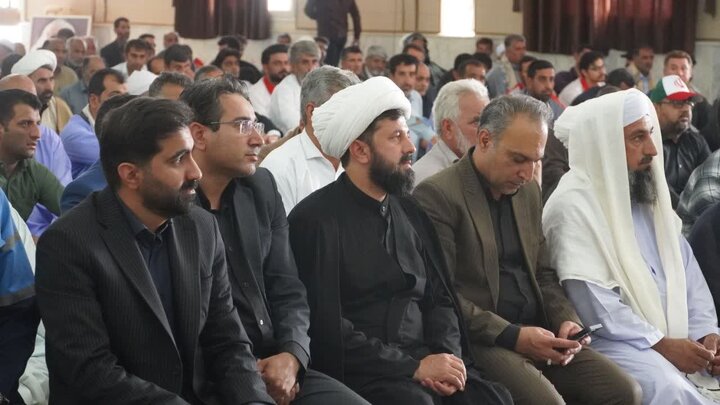 تصاویر/ مراسم بزرگداشت رهبر شهید و قیام تاریخی مردم سیستان در شهرستان زهک