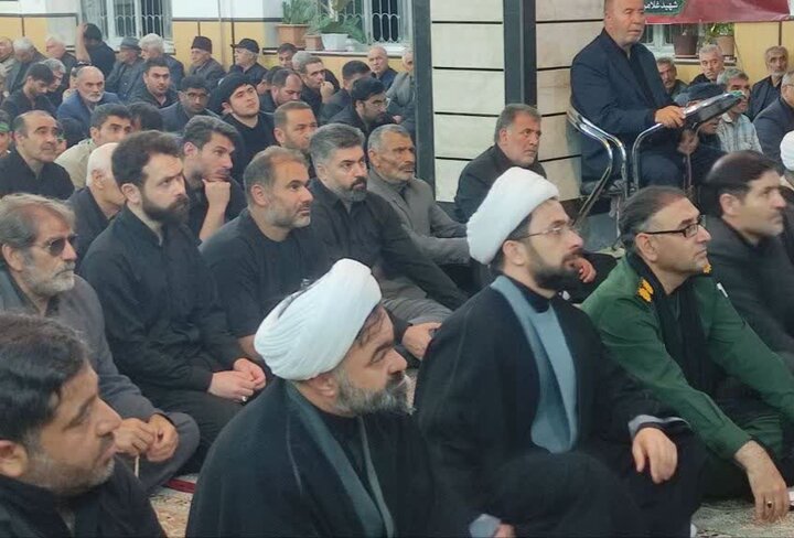 تصاویر/ مراسم عزاداری رهبر شهید انقلاب در شهرستان نمین