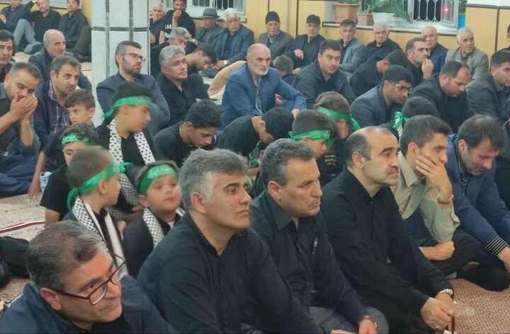 تصاویر/ مراسم عزاداری رهبر شهید انقلاب در شهرستان نمین