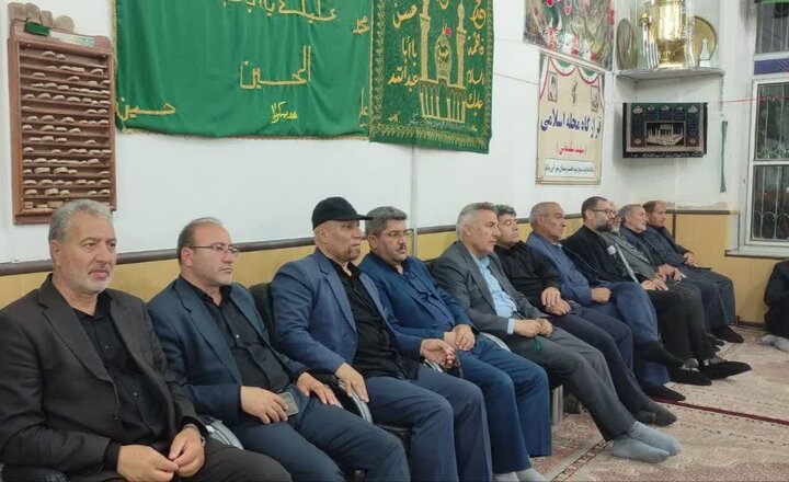 تصاویر/ مراسم عزاداری رهبر شهید انقلاب در شهرستان نمین