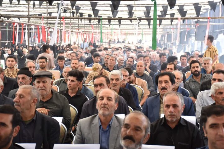 تصاویر/آیین سوگواریکتل و چمر به مناسبت شهادت رهبر امت اسلام در نورآباد