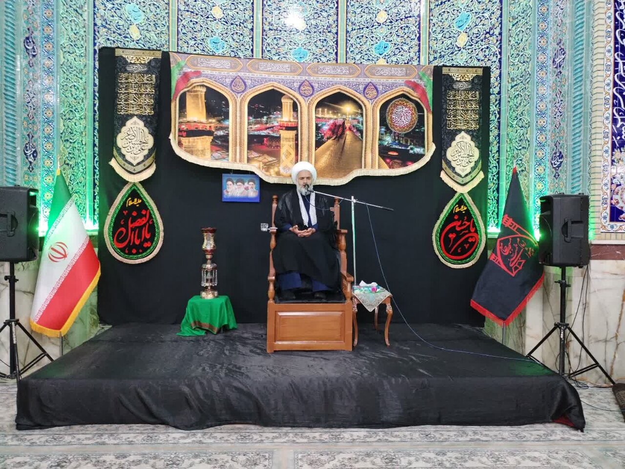 آتش انتقام در پیشوا شعله‌ور شد/ برگزاری مراسم بزرگداشت قائد شهید امت با حضور مردم و مسئولان