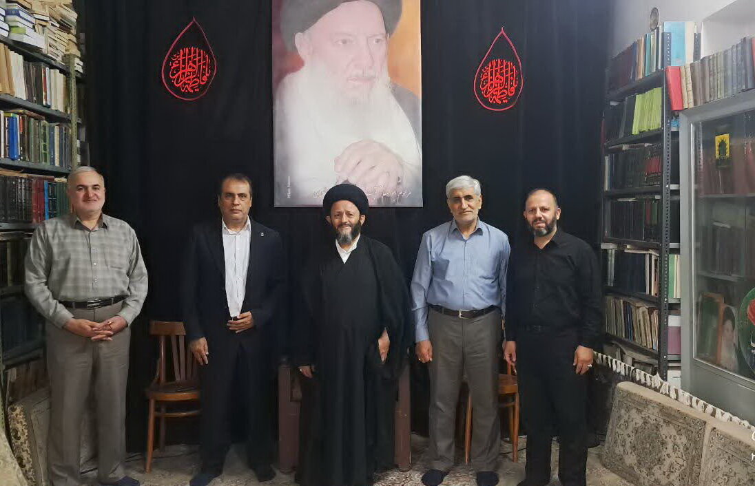 دیدار رئیس دانشگاه علوم پزشکی کاشان با تولیت مدرسه علمیه آیت‌الله مصطفوی کاشان
