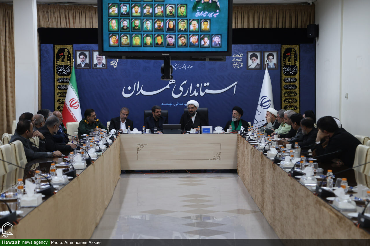 تصاویر / جلسه هماهنگی برگزاری تجمعات شبانه در همدان