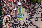 کرگل میں رہبر شہید کی یاد میں تاریخی علامتی تشییعِ جنازہ، ہزاروں افراد کی شرکت