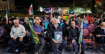 تصاویر/ مراسم سوگواری شب سوم رهبر شهید انقلاب در همدان