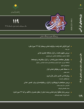 یکصد و نوزدهمین شماره فصلنامه علمی ـ پژوهشی «پژوهش‌های قرآنی»  منتشر شد