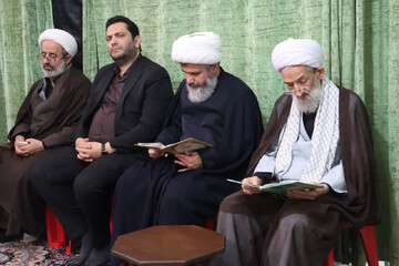 تصاویر/ مراسم بزرگداشت رهبر شهید (ره) در بقعه امامزاده ابراهیم (ع) آمل