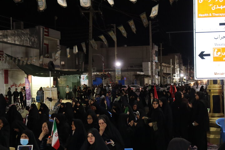 تصاویر/ اجتماع خونخواهی قائد شهید در دیّر