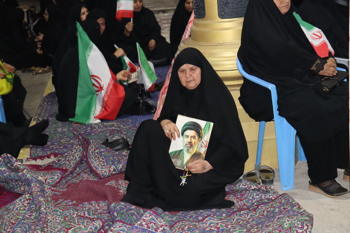 تصاویر/ اجتماع خونخواهی قائد شهید در دیّر