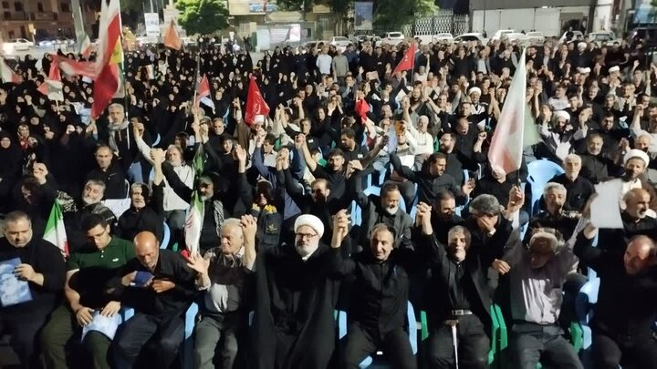 تصاویر/ استمرار تجمعات مردمی در میاندوآب در موج 134