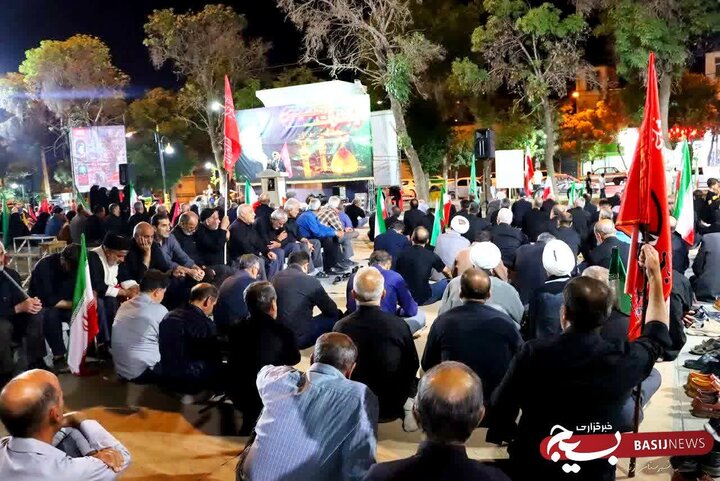 تصاویر/اجتماع مردم ازنا در ۱۳۴ بعثت خیابانی