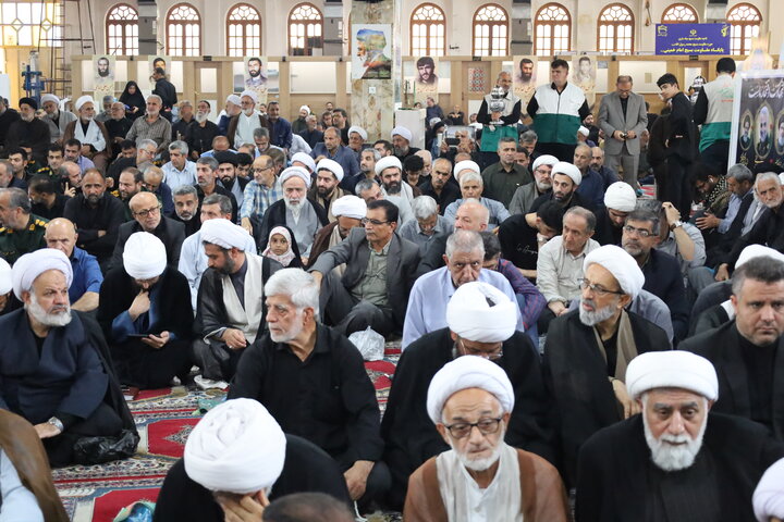 مراسم گرامیداشت رهبر شهید انقلاب در مصلی ساری