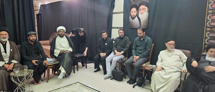بازدید و نشست‌های میهمانان هند، پاکستان و دیگر کشورها با مراکز حوزوی هم‌زمان با مراسم تشییع رهبر شهید انقلاب اسلامی