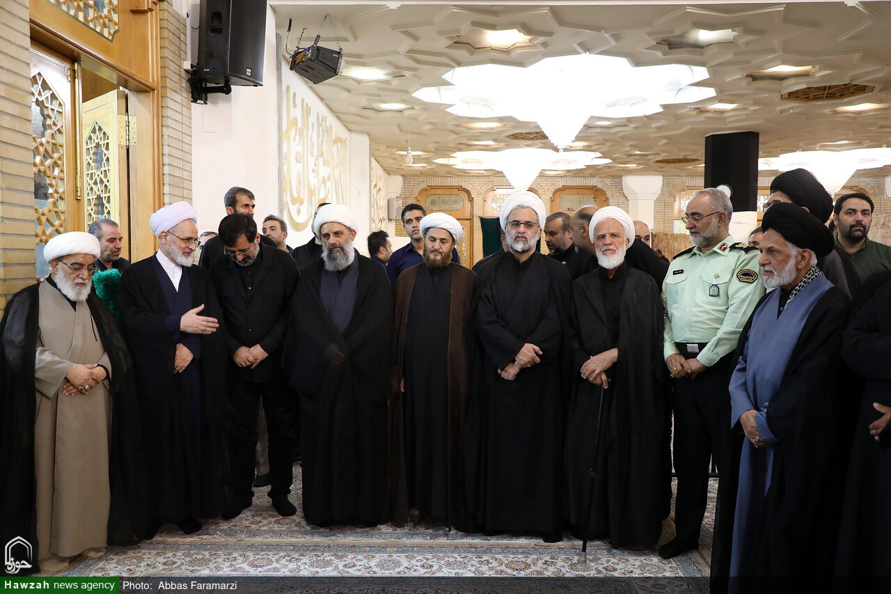 تصاویر/ مراسم بزرگداشت قائد شهید امت از سوی نهادهای عالی حوزوی