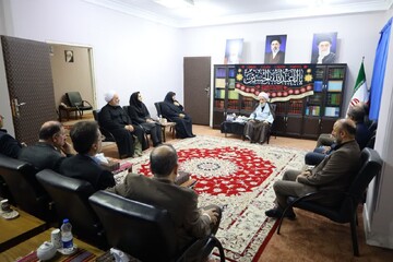 تصاویر/  دیدار سرپرست و معاونین اداره کل تامین اجتماعی مازندران با نماینده ولی فقیه در استان