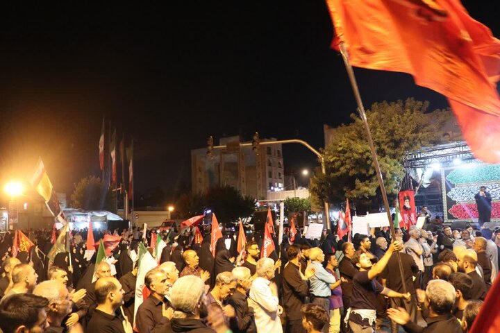 تصاویر/ اجتماع محکومیت تجاوز آمریکا به خاک ایران در قرچک
