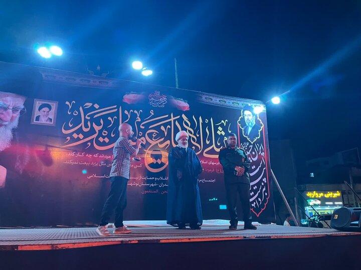 تصاویر/ تجمع شبانه شهرستان نوشهر